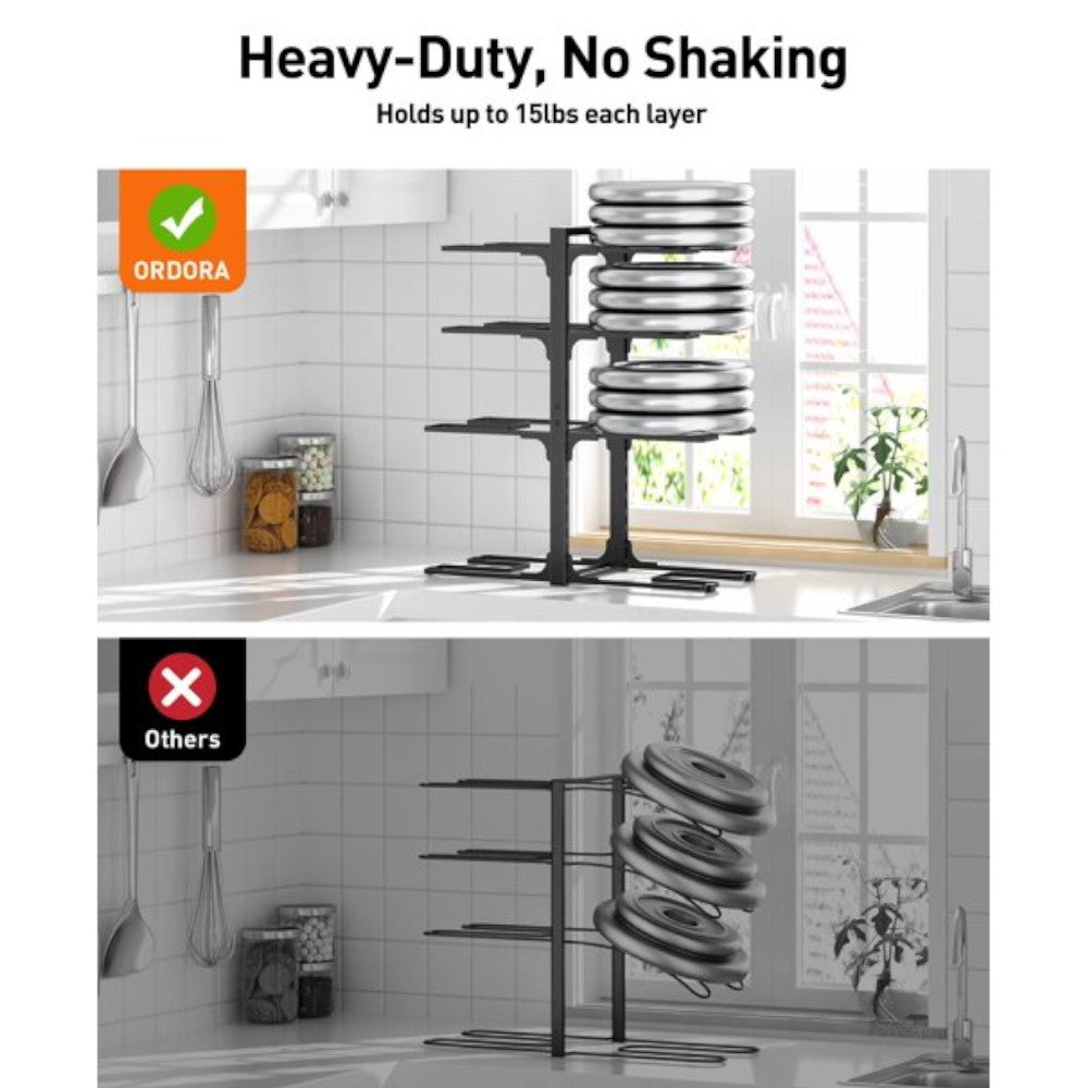 ORDORA 4D-21H Pots and Pans Organizer 21" Hight