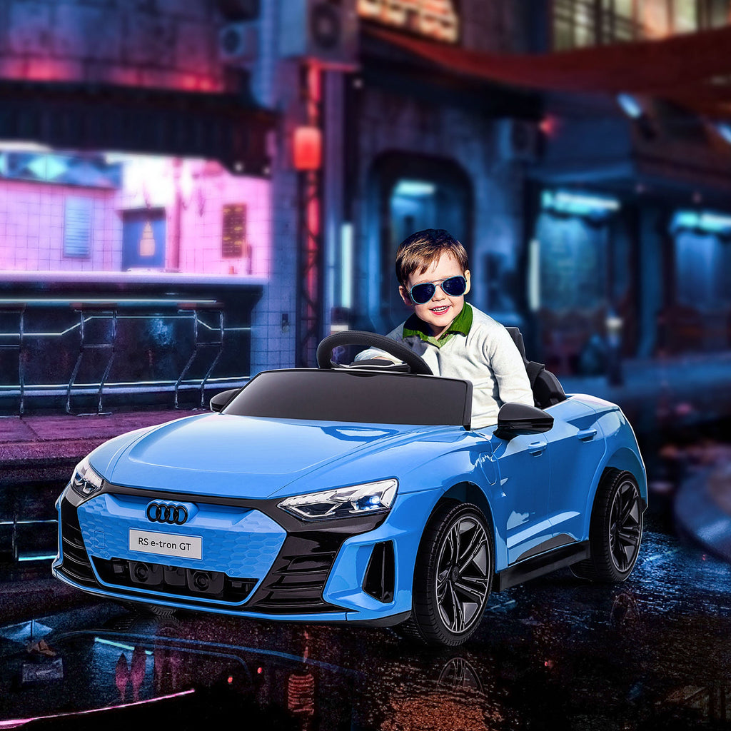 Ride-On Toy On Car with Remote Control, 12V 3.1 MPH Electric Ride for Kids w/ Suspension System, Horn Honking, Black