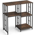 4-Tier Heavy-Duty Kitchen Baker's Rack- Brown