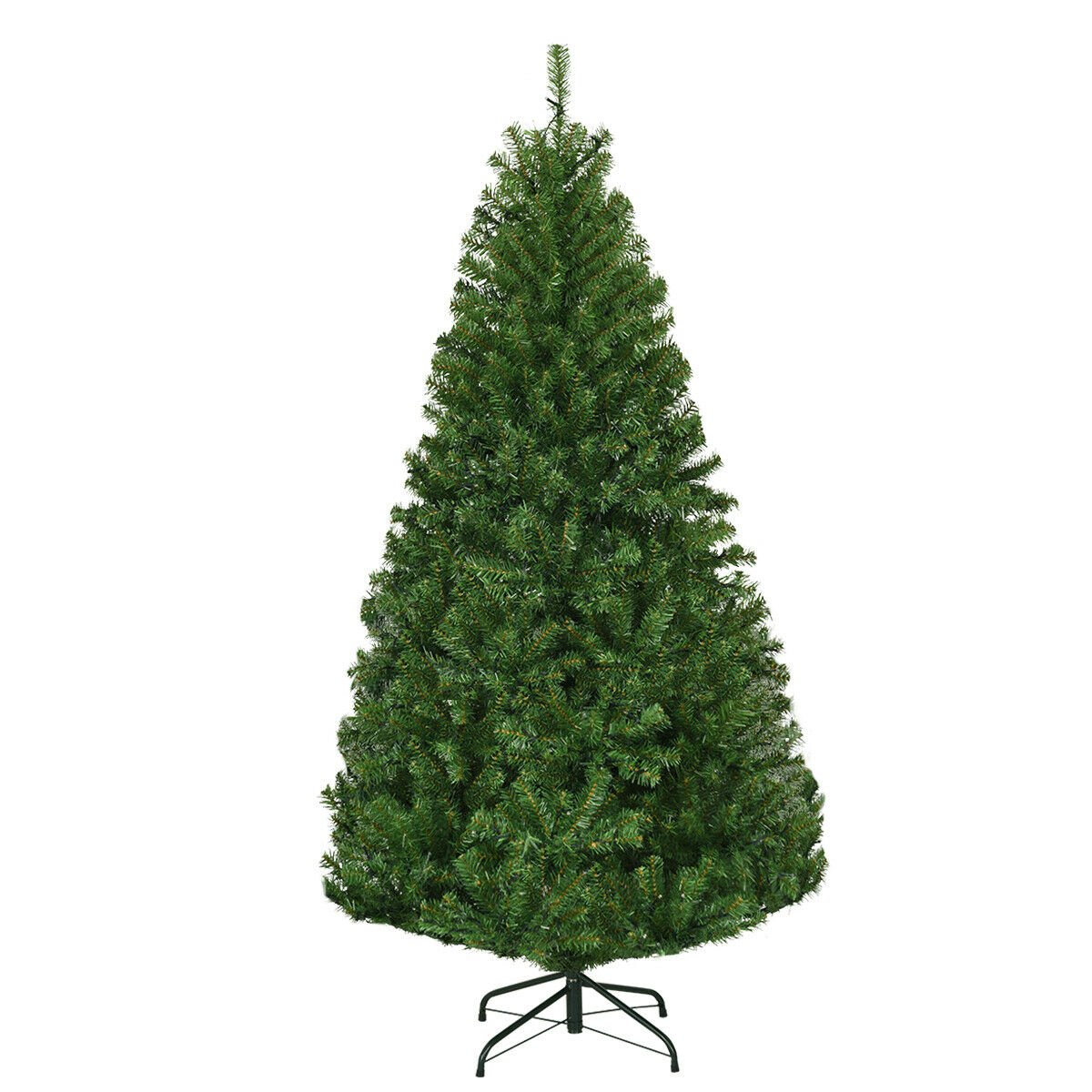 5 FT Pre-Lit Artificial Christmas Tree, Hinged, 600 Tips, 150 LEDs and 11 Light Modes