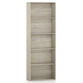 5-Tier Bookshelf Freestanding Display Shelf for Home Office-Gray