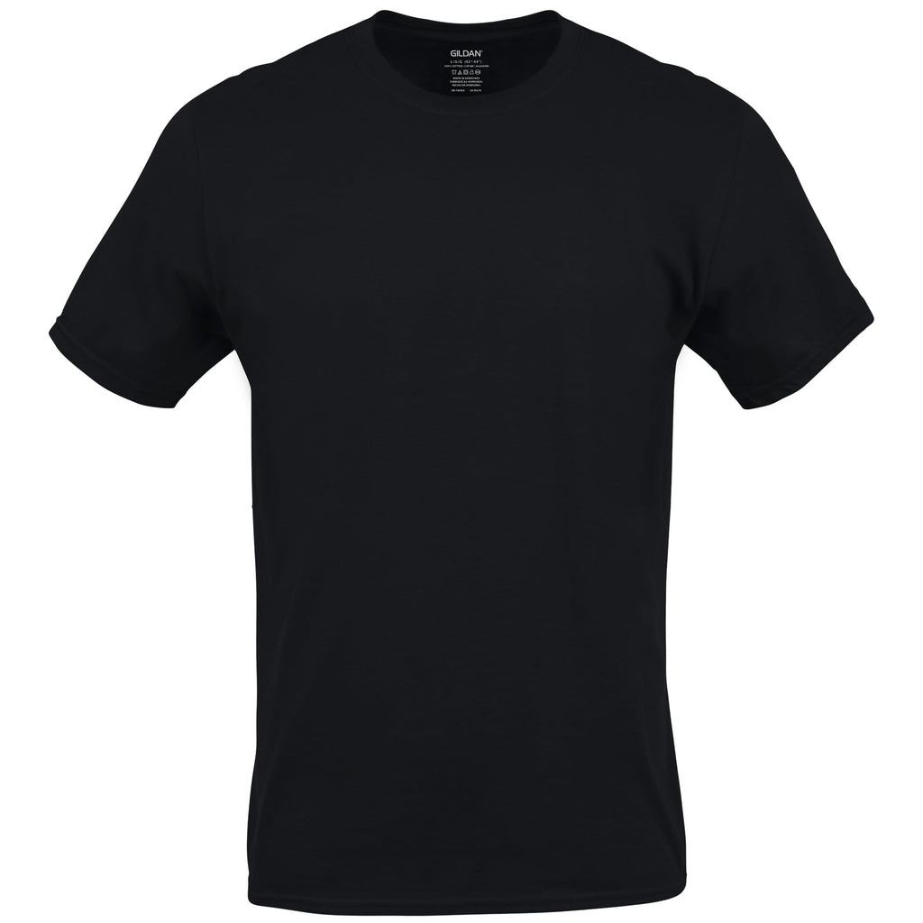 Gildan Men's Crew T-Shirts, Multipack, Style G1100, Black (12-Pack), Medium 🍁 All In One Marketplace Canada