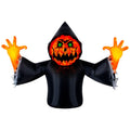 Occasions Halloween 7 Foot Inflatable Pumpkin Reaper with Swirling Lights