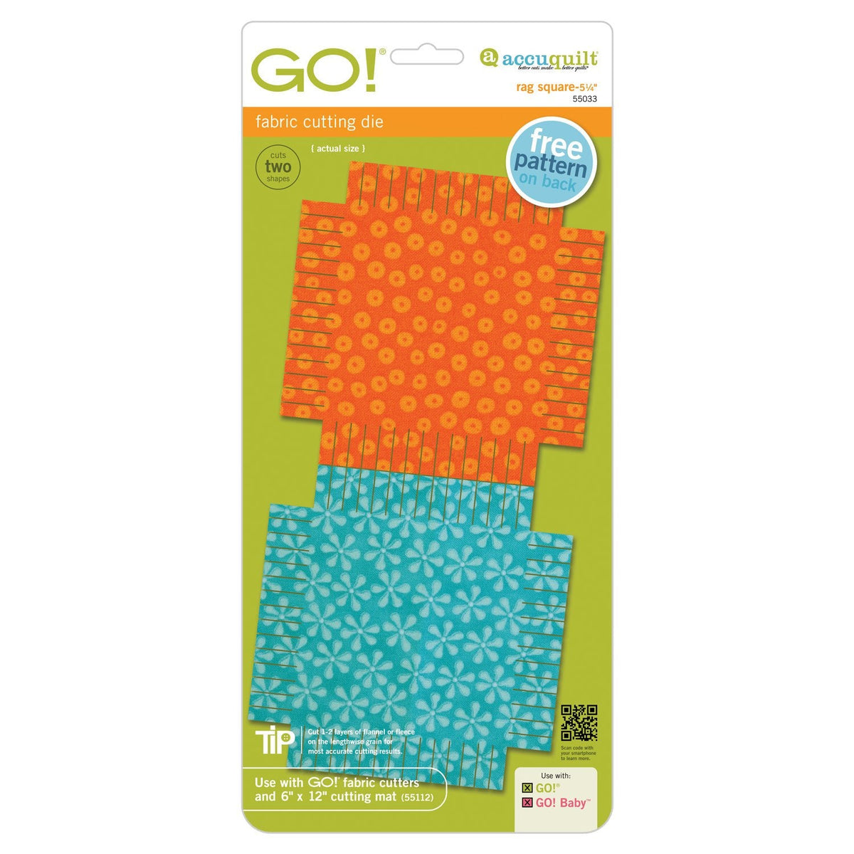 GO! Rag Square-5 1/4"