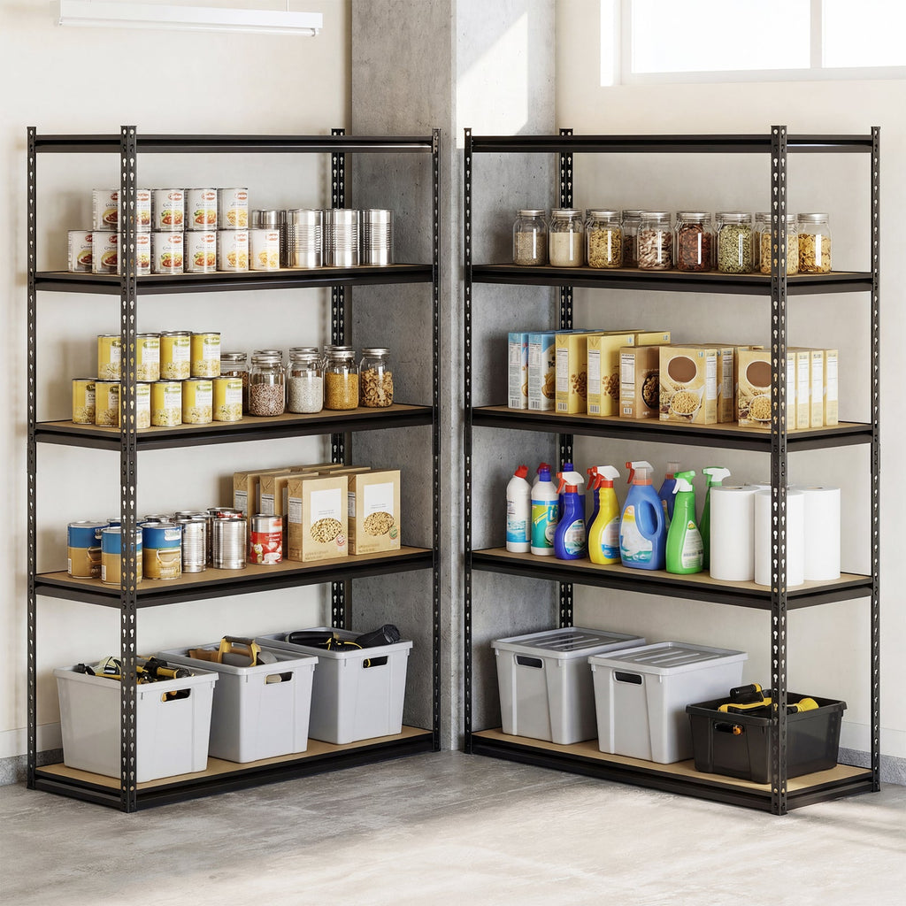 5-Tier Garage Shelving Unit for Warehouse and Basement-Set of 3