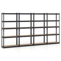5-Tier Garage Shelving Unit 2200 LBS Heavy Duty Metal Storage Shelves-Set of 4