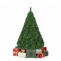 5 FT Unlit Hinged Artificial Christmas Tree with 519 Full PVC Branch Tips and Folding Metal Base