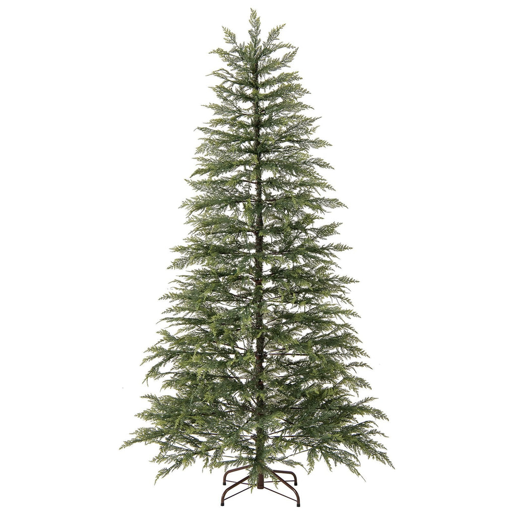 6.5 FT Pre-Lit Christmas Tree with 578 Soft TPE Tips, Gradient Foliage and 390 Colour LEDs