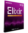 Elixir 16052 Phosphor Bronze Nanoweb Coating Acoustic Guitar Strings - Light 12-53 🍁 All In One Marketplace Canada
