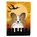 Caroline's Treasures BB1806CHF Halloween Papillon Canvas House Size Flag, Multicolor, Large