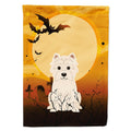 Caroline's Treasures BB4308CHF Halloween Westie Flag Canvas House Size, Large, Multicolor