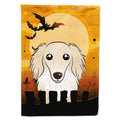 Caroline's Treasures BB1770CHF Halloween Longhair Creme Dachshund Canvas House Size Flag, Multicolor, Large