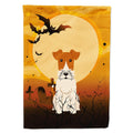Caroline's Treasures BB4367CHF Halloween Wire Fox Terrier Flag Canvas House Size, Large, Multicolor