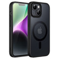 JETech Magnetic Case for iPhone 14 6.1-Inch Compatible with MagSafe, Translucent Matte Back Slim Shockproof Phone Cover (Black) 🍁 All In One Marketplace Canada
