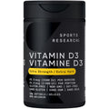 Sports Research® Vitamin D3 2500 IU with Coconut MCT Oil - High Potency Vitamin D Supplement for Immune & Bone Support - Non-GMO Verified, Gluten & Soy Free – 62.5mcg, 360 Liquid Softgels 🍁 All In One Marketplace Canada