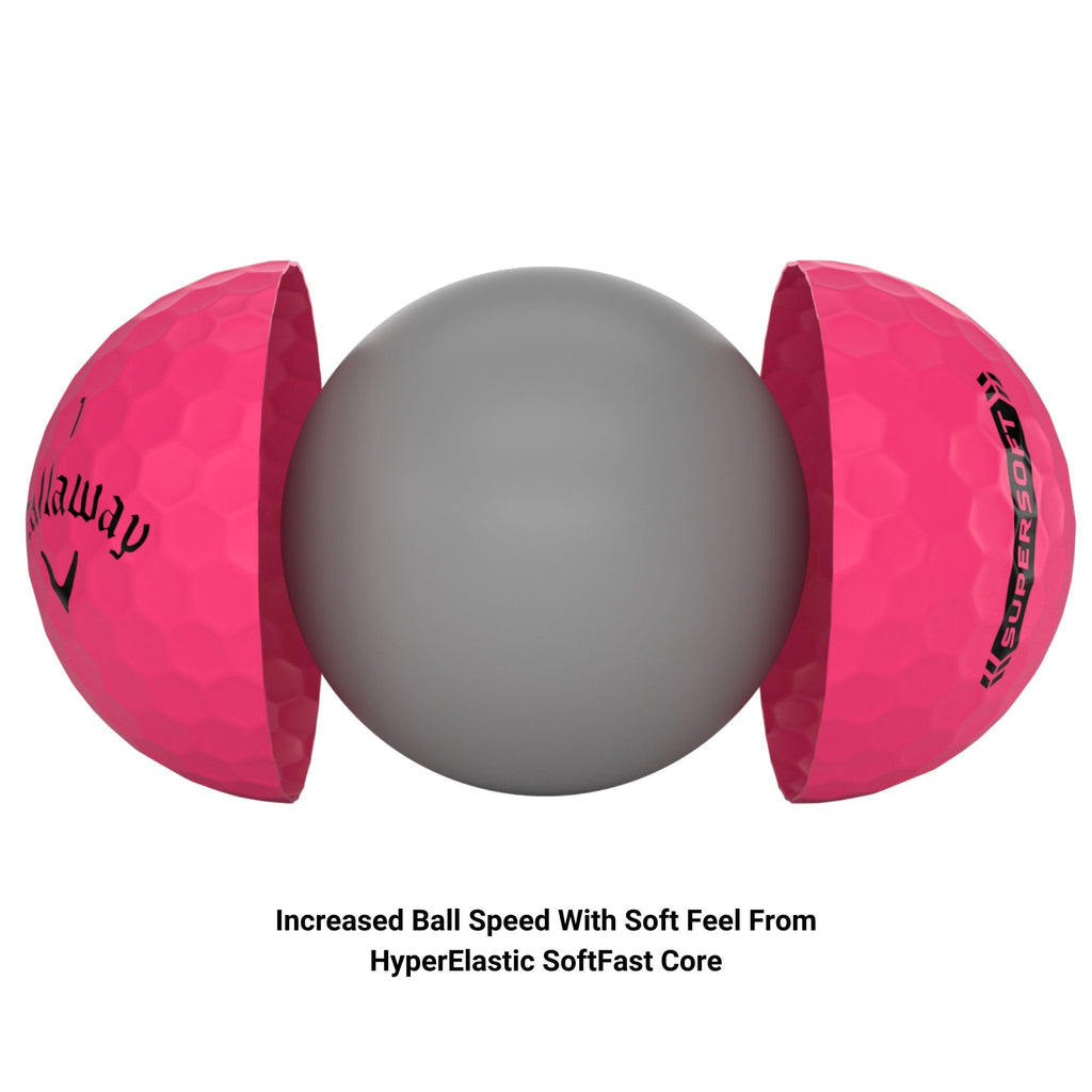 Callaway Golf Supersoft Golf Balls (2023, Pink) 🍁 All In One Marketplace Canada