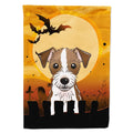 Caroline's Treasures BB1760CHF Halloween Jack Russell Terrier Canvas House Size Flag, Multicolor, Large