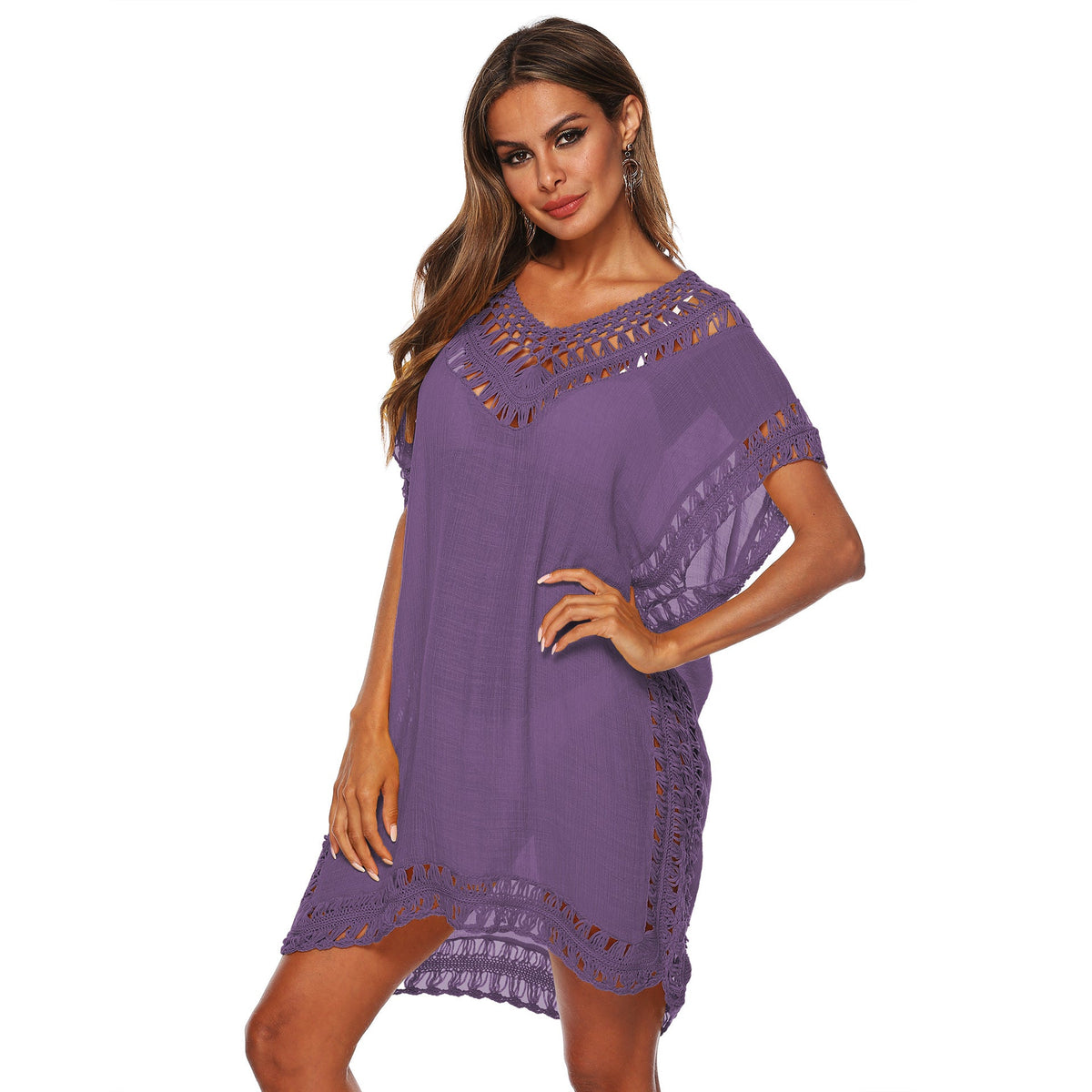 Polyester Beach Cover-Up Blouse