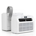 6500 BTU Window AC Unit with WiFi APP Voice Control 24H Timer and Quiet Operation-White