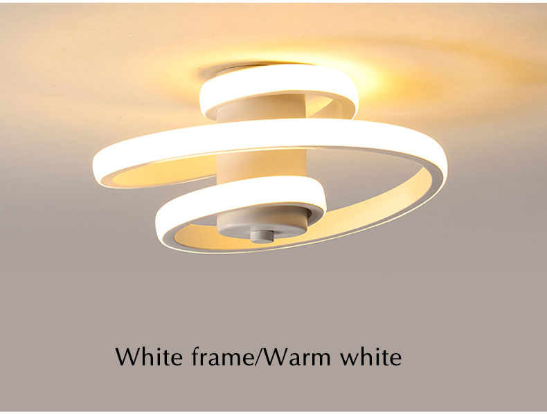 Simple and Modern Metal LED Ceiling Light
