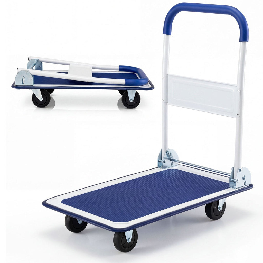 660 Pounds Folding Platform Cart Dolly Hand Truck