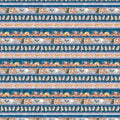 Night  Owls by Kathleen Francour - Navy Border Print