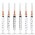 3ml Luer Lock Syringes with 25 Gauge 1 Inch Needles, Luer Lock Disposable Accessories for Lab, Pack of 25 🍁 All In One Marketplace Canada