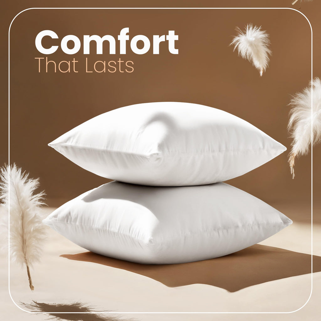 Utopia Bedding Throw Pillows Insert (Pack of 2, White) - 20 x 20 Inches Bed and Couch Pillows - Indoor Decorative Pillow 🍁 All In One Marketplace Canada