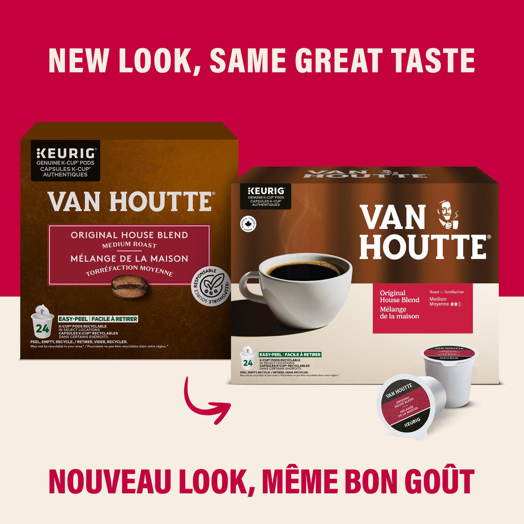 Van Houtte Vanilla Hazelnut Decaf K-Cup Coffee Pods, 24 Count For Keurig Coffee Makers 🍁 All In One Marketplace Canada