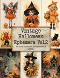 Vintage Halloween Ephemera, Volume 2, for Junk Journals, Scrapbooks and More!: Paper Crafts, Card Making, Decoupage