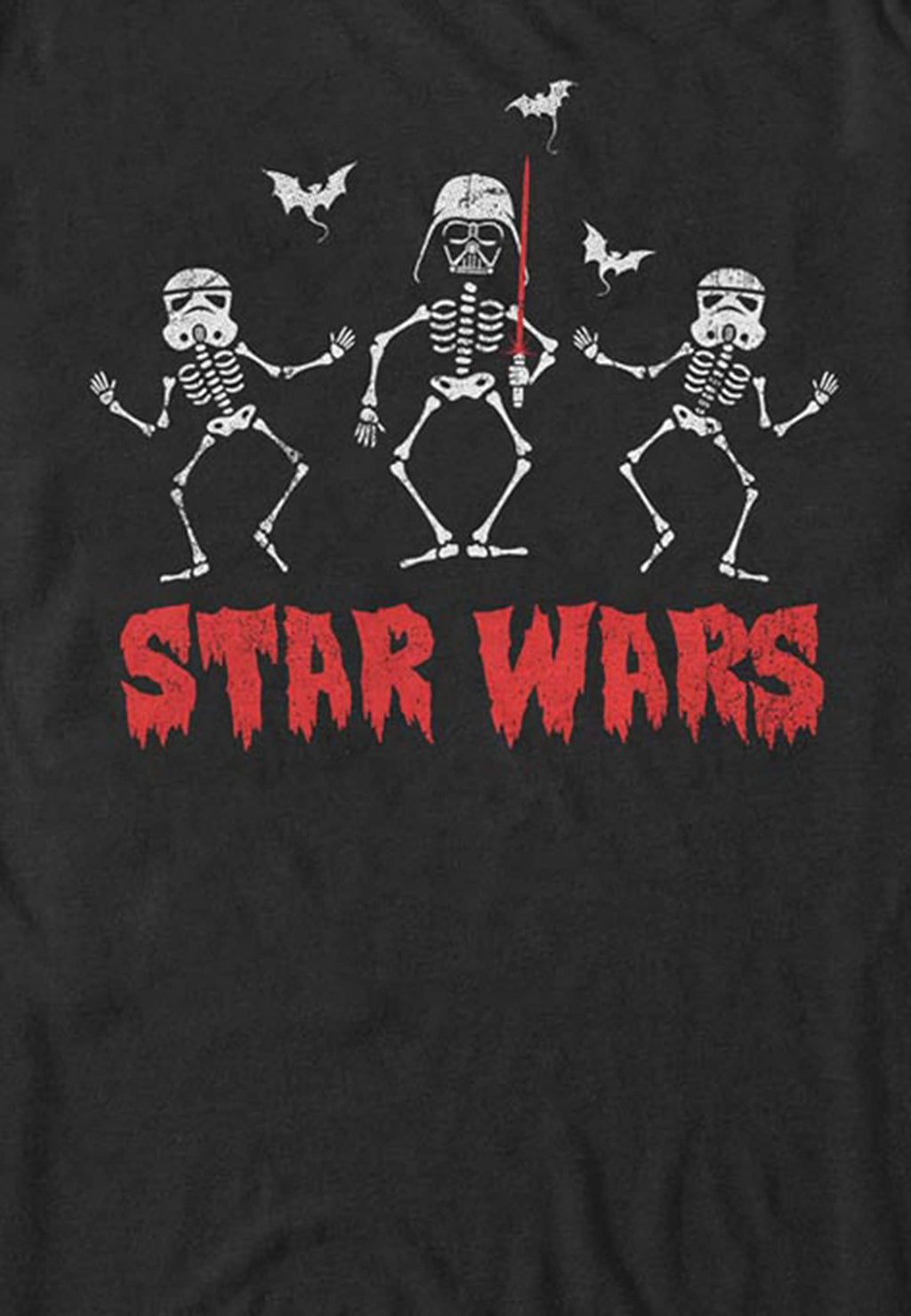 STAR WARS Licensed Halloween Creep Wars Men's Tee, Black, Large