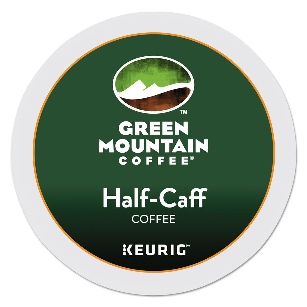 Green Mountain Coffee Half-Caff, Decaf, Medium/Dark Roast Coffee, 24 count 🍁 All In One Marketplace Canada