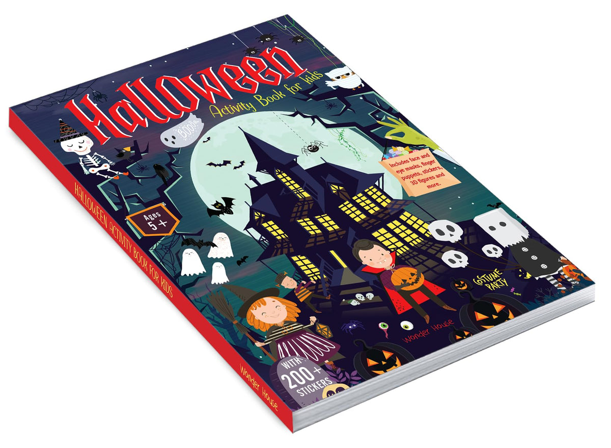 Halloween Activity Book For Kids