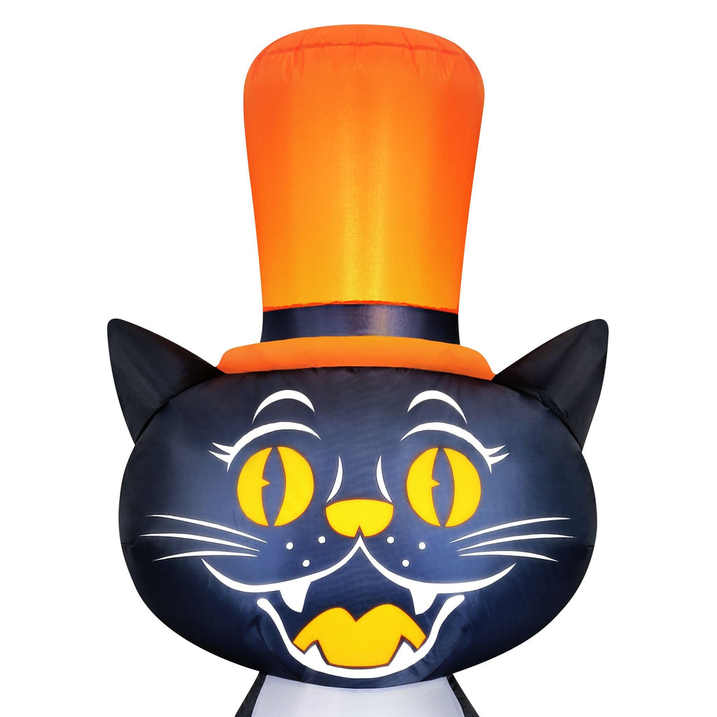 Occasions Halloween 5 Foot Inflatable Black Cat with Top Hat