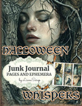 Halloween Whispers by LianaScrap: Junk Journal Pages and Ephemera