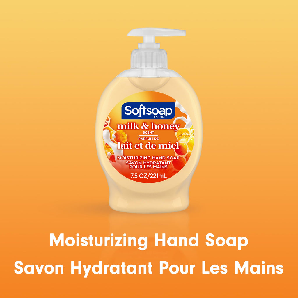 Softsoap Liquid Hand Soap, Milk and Honey Scent, 221 mL 🍁 All In One Marketplace Canada