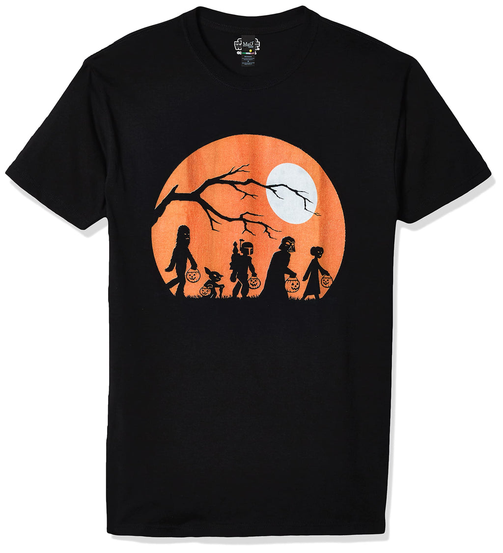 Star Wars Licensed Halloween The Haunt Men's Tee, Black, Medium