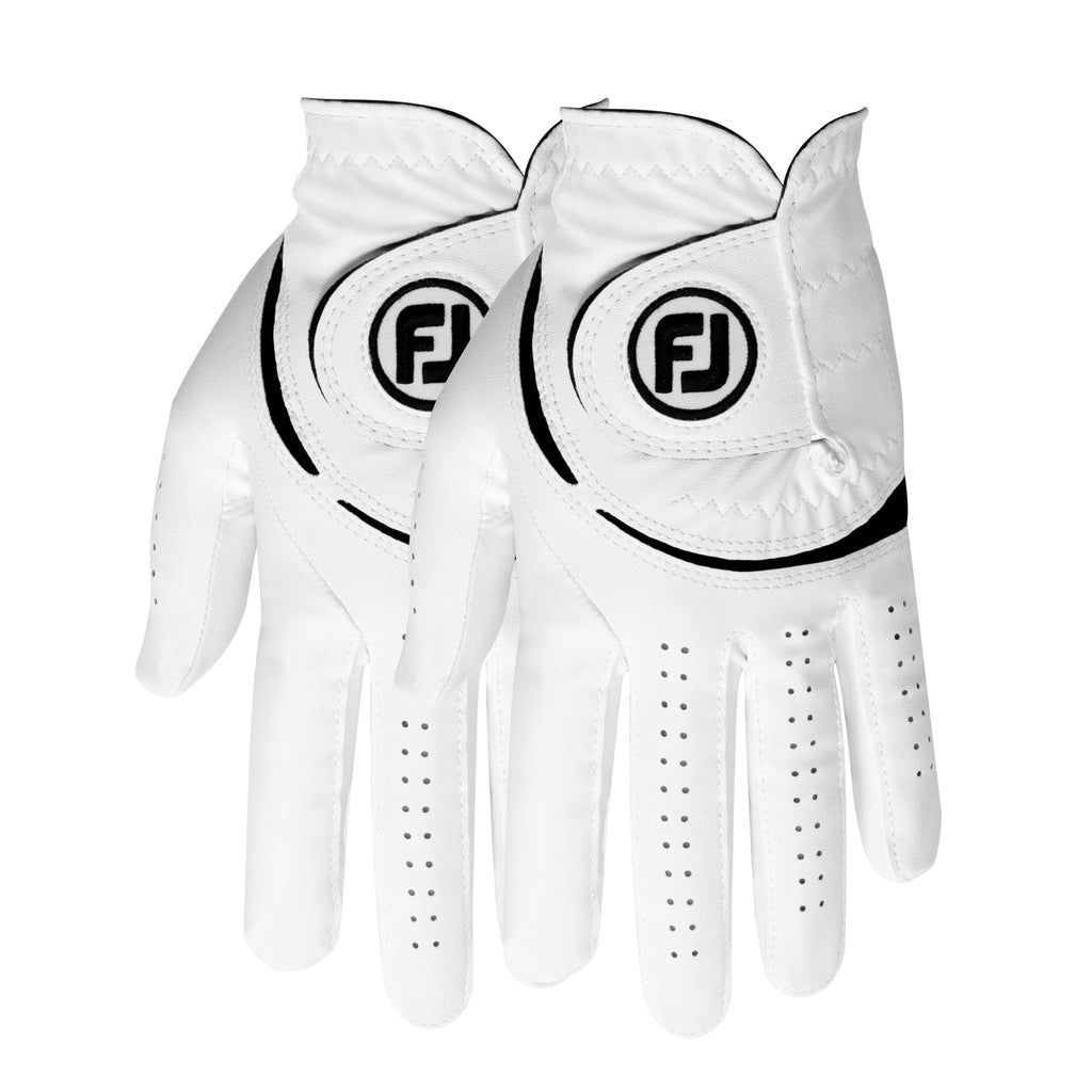 FootJoy Men's WeatherSof 2-Pack Golf Glove, White, X-Large, Worn on Left Hand 🍁 All In One Marketplace Canada