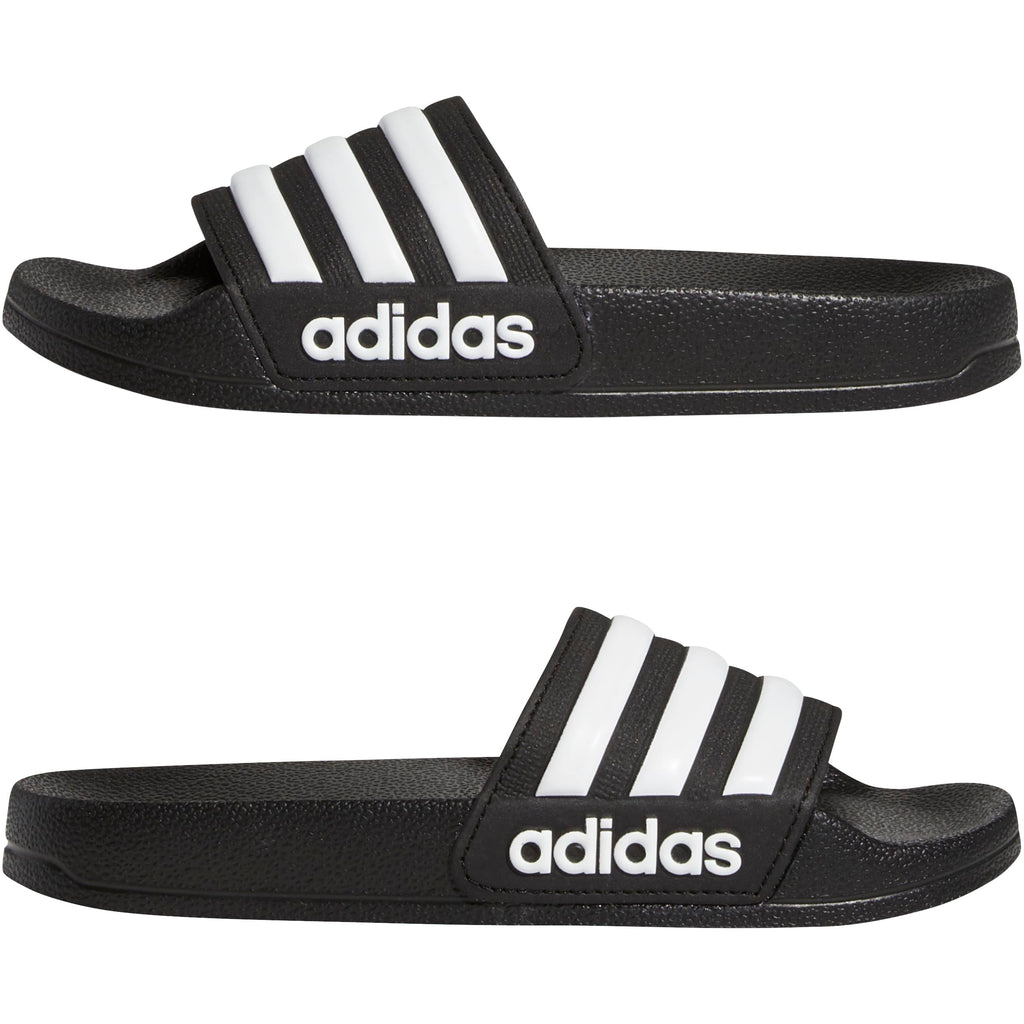 adidas Unisex Kids Adilette Shower, Core Black/White/Core Black, 6/Big Kid 🍁 All In One Marketplace Canada