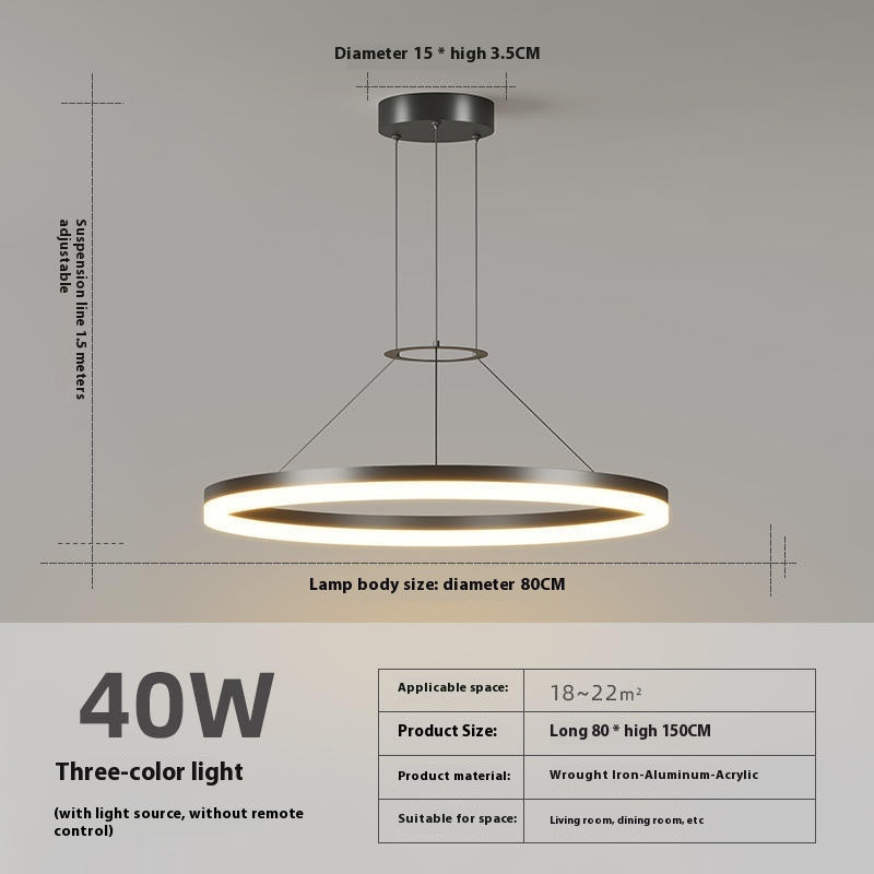 Creative Commercial Round Restaurant Chandelier