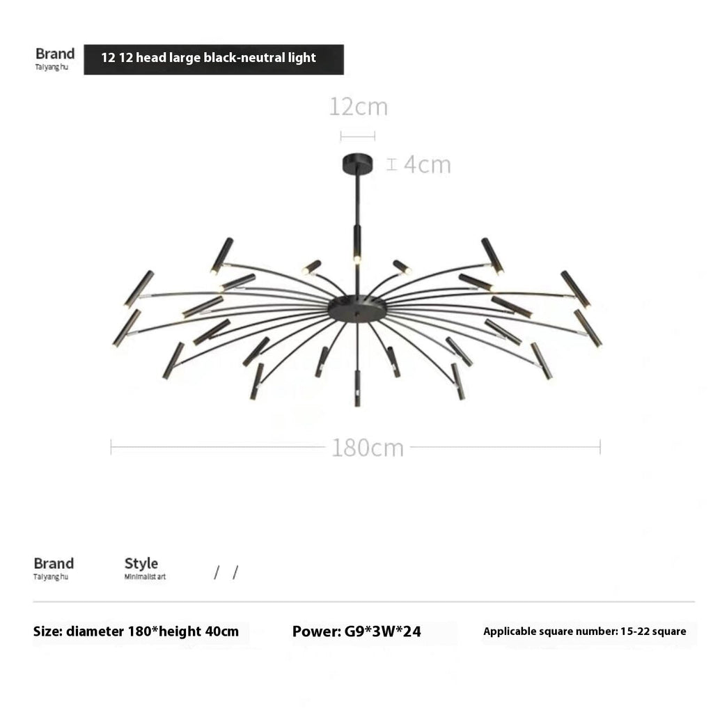 Nordic Style Lamps Simple Modern Net Red Chandelier Minimalist Creative