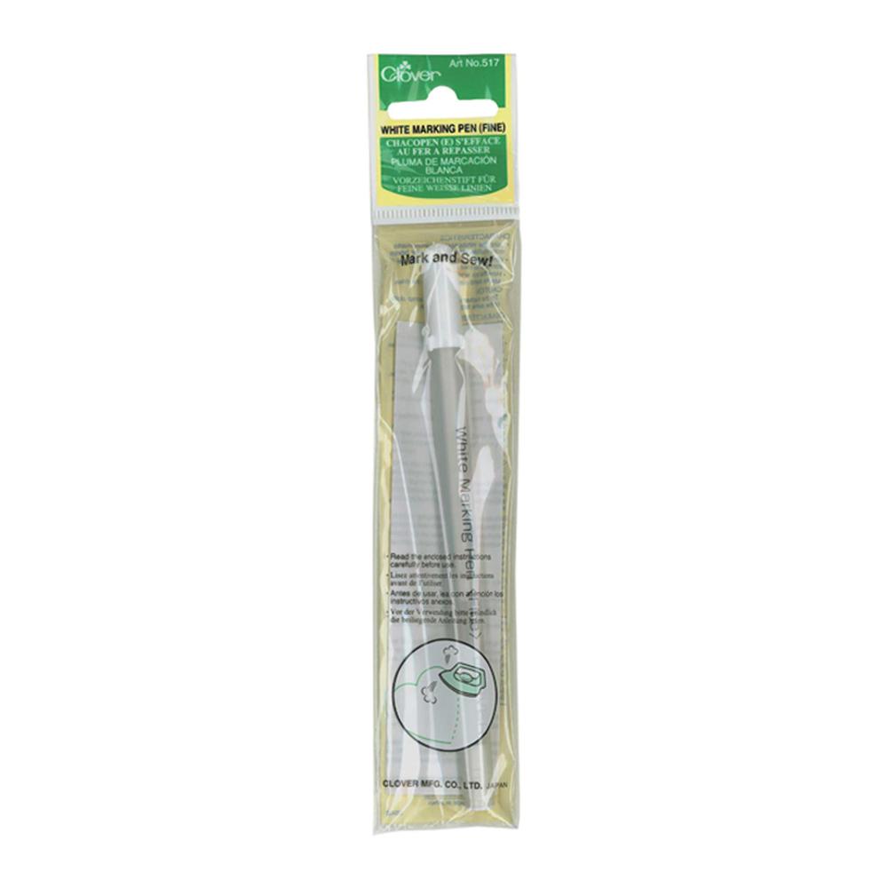 Clover 517 - White Marking Pen - Fine Point