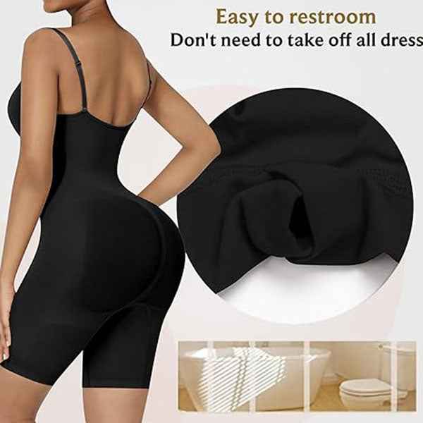 Adjustable-Strap Shaping Bodysuit