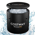 79 Gal Water Chiller Compatible Cold Plunge Tub with Cover-Black