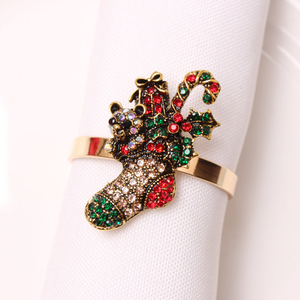 Christmas Napkin Rings Holiday Table Decoration
