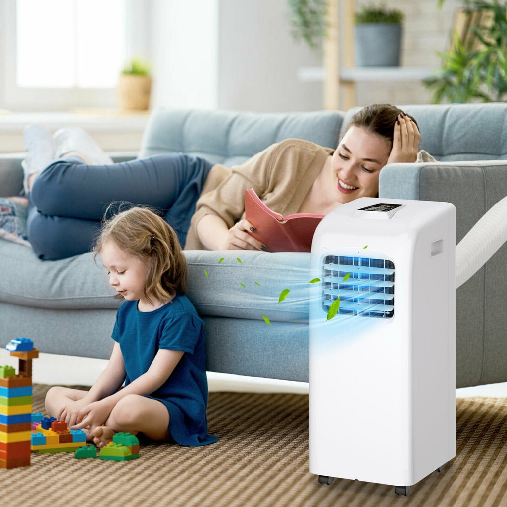 8000 BTU (ASHRAE) Portable Air Conditioner with Dehumidifier Function, 230 sq ft, R410A