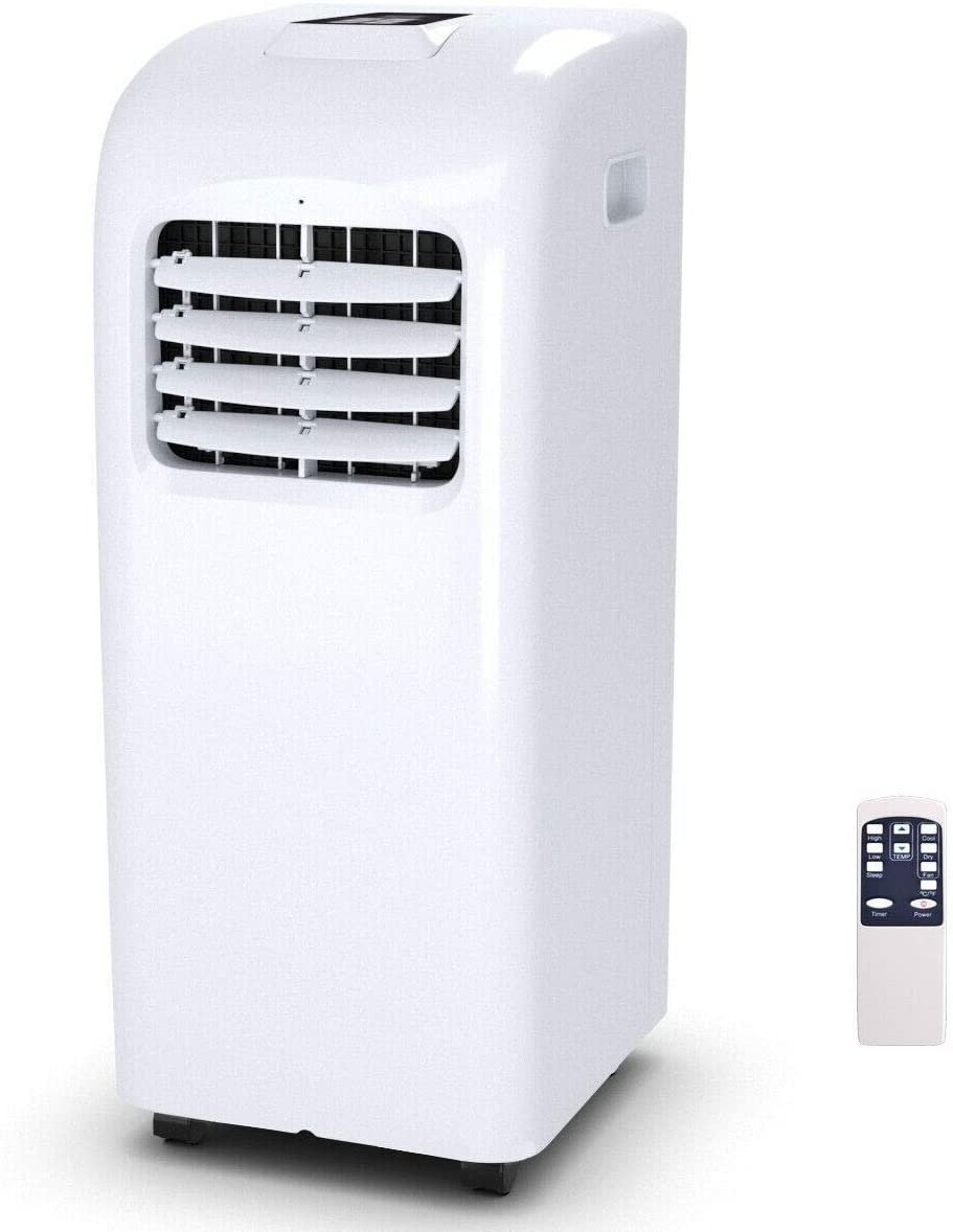 8000 BTU (ASHRAE) Portable Air Conditioner with Dehumidifier Function, 230 sq ft, R410A