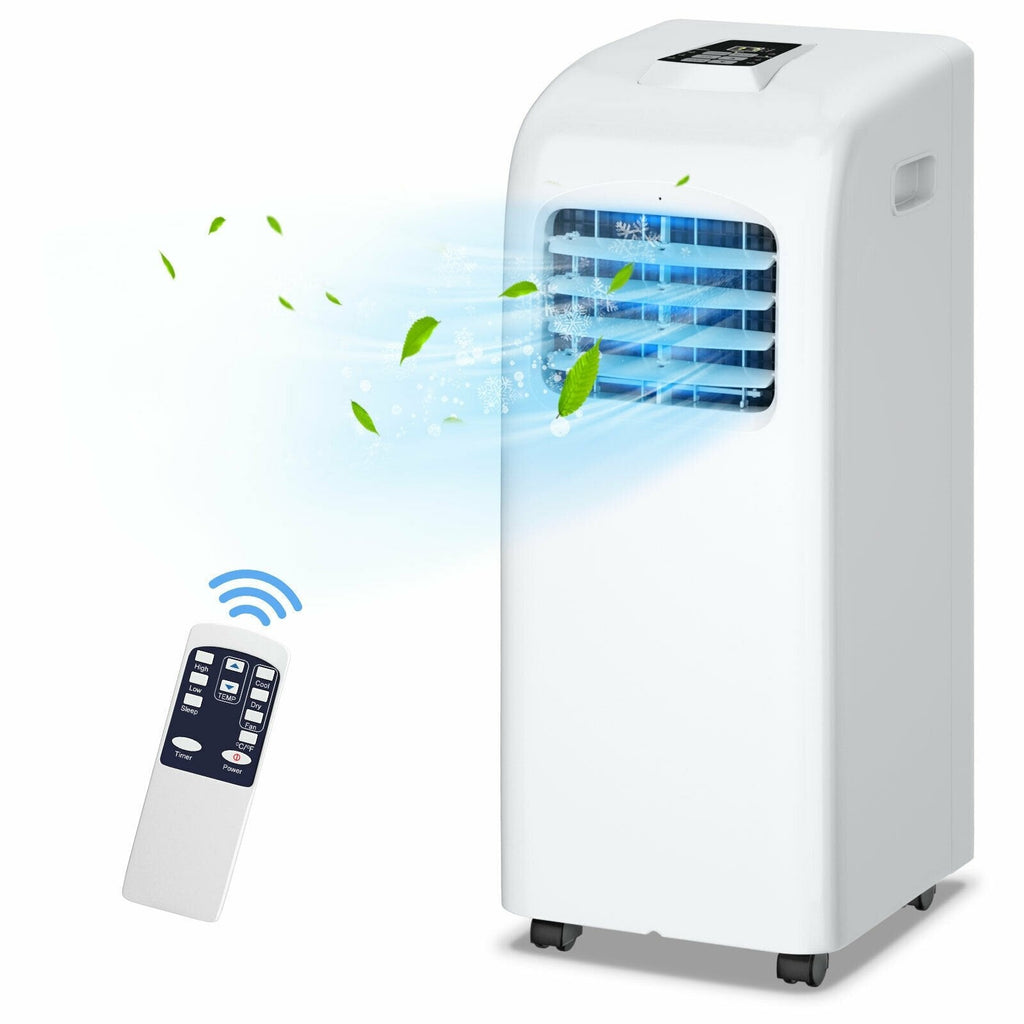 8000 BTU (ASHRAE) Portable Air Conditioner with Dehumidifier Function, 230 sq ft, R410A