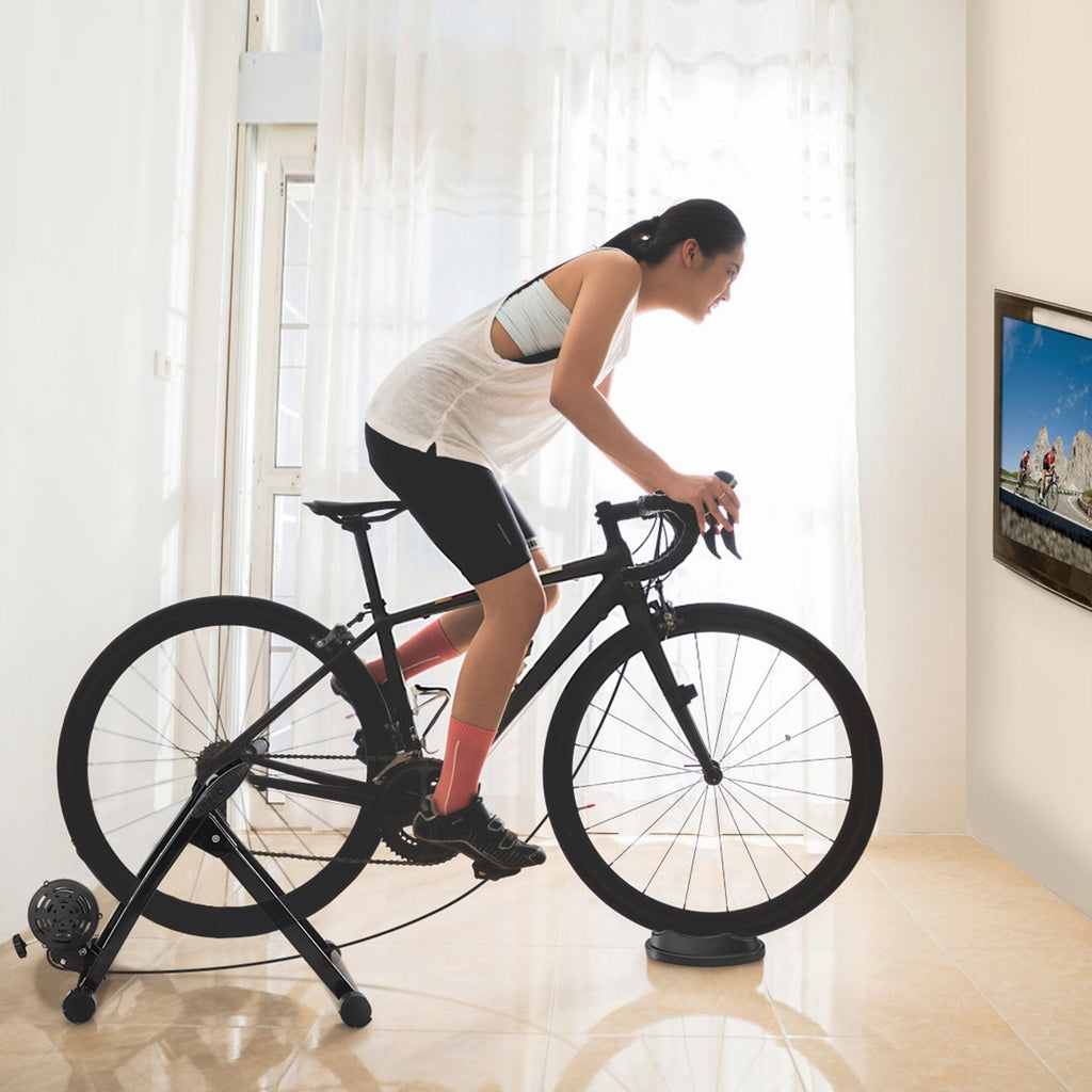 8 Adjustable Resistance Indoor Steel Bicycle Exercise Stand