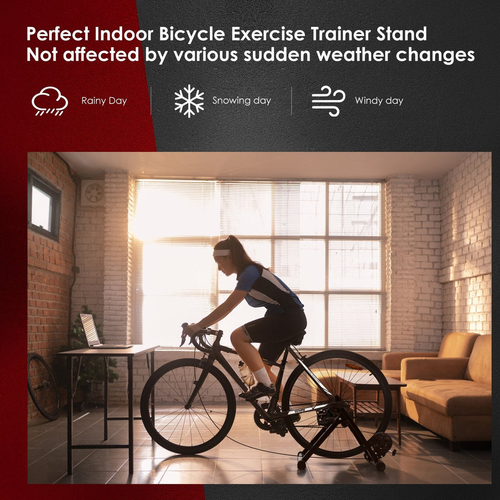8 Adjustable Resistance Indoor Steel Bicycle Exercise Stand
